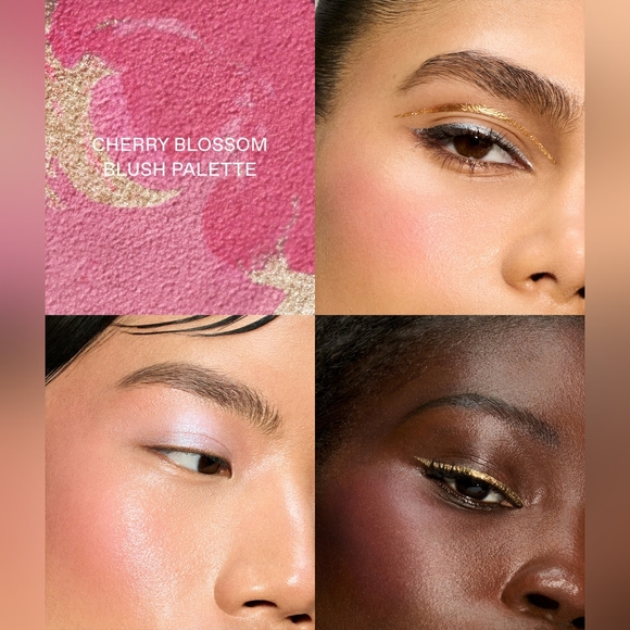 ⭐Gift Idea⭐BNIB LE REM Beauty X Wicked PINK Cherry Blossom Powder Blush Palette! - Picture 2 of 14